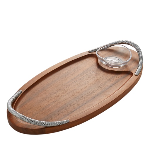 [1220030034] BRAID TABLA DE SERVICIO  CON PLATO PARA MOJAR MT0776 NAMBE, MT0776