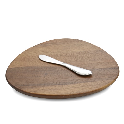 [1220050008] XENO TABLA DE QUESOS  CON ESPARCIDOR MT0788 NAMBE, 672275307889