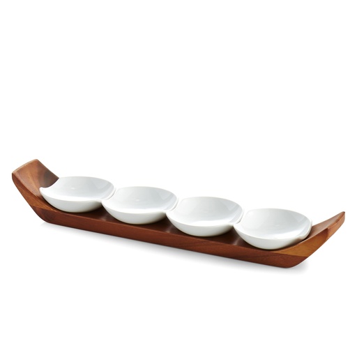 [1220030039] GOURMET JUEGO DE CUATRO BOCADILLOS Y SERVIR MT1139 NAMBE, MT1139