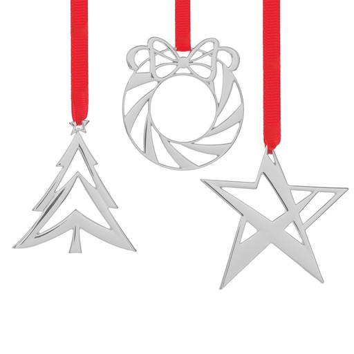 [1220080003] HOLIDAY MINI ADORNOS SURTIDOS ESTRELLA, CORONA, ÁRBOL, X3 MT1514 NAMBE, MT1514