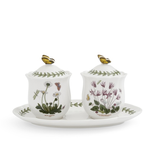 [1010920001] BOUQUET - MERMELADERAS C/AZAFATE 3PZS, 9.6" , 782501, PORTMEIRION, 782501