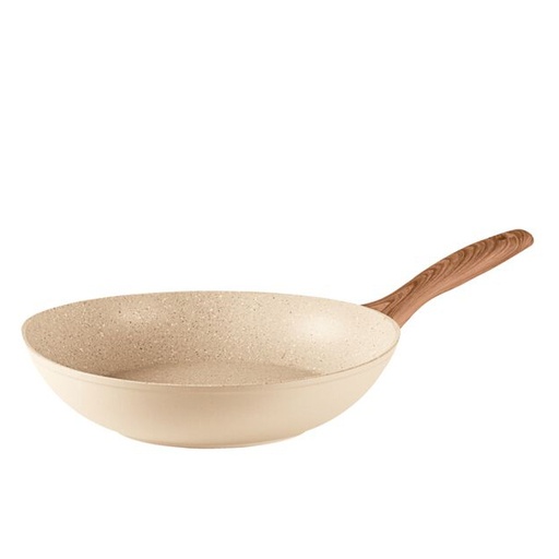 [1340030015] ROCK & ROSE PINK WOK SPADELLA 1 MANGO CM 28 ,51033P28,SAMBONET, 51033P28