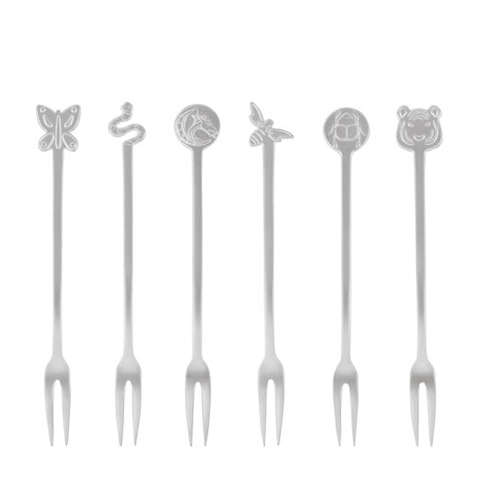 [1340080032] PARTY FASHION LIVING JUEGO 6 HORQUILLAS ,52649C52,SAMBONET, 52649C52