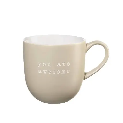[1120070029] HEY YOU'RE AWESOME MUG 9.5 CM,17060277, ASA SELECTION , 17060277