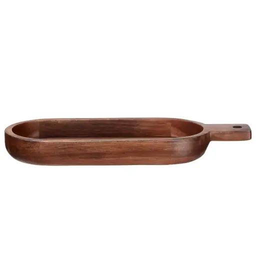 [1120080034] WOOD BANDEJA OVAL 33,4 X 13 CM,93914970, ASA SELECTION , 93914970