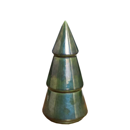[1610100002] ARBOL GREEN METALLIC 6",CERAMICA,670-2001,BE HOME, 670-2001