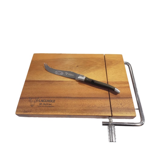 [1350040007] EBONY TABLA ACACIA  C/CUCHILLO,SETFRGMEB, LAGUIOLE, SETFRGMEB