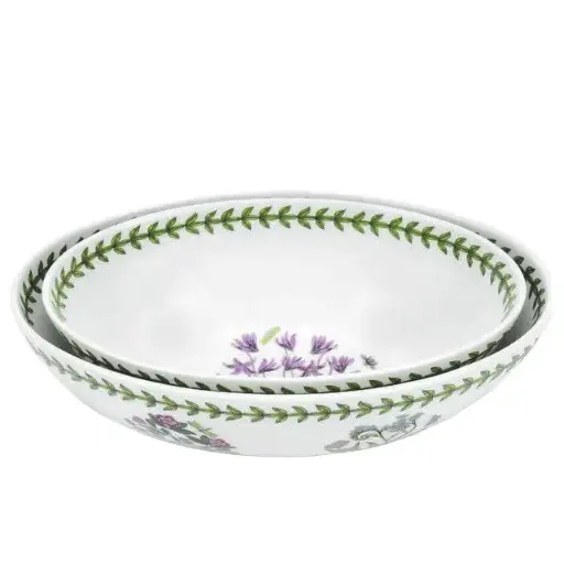 [1010600115] BOTANIC GARDEN BOWL S/2 NESTING 20 cm/23 cm,605245, 485723/78030 PORTMEIRION, 605245
