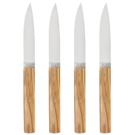[1730010022] SET X4 CUCHILLOS DE MESA OLIVO,T947C4OL ,PERCEVAL, T947C4OL