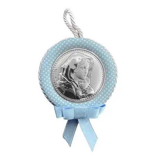 [1190040021] MEDALLA CUNA ANGEL BEBE CELESTE  10492 1C ,VALENTI, 10492 1C
