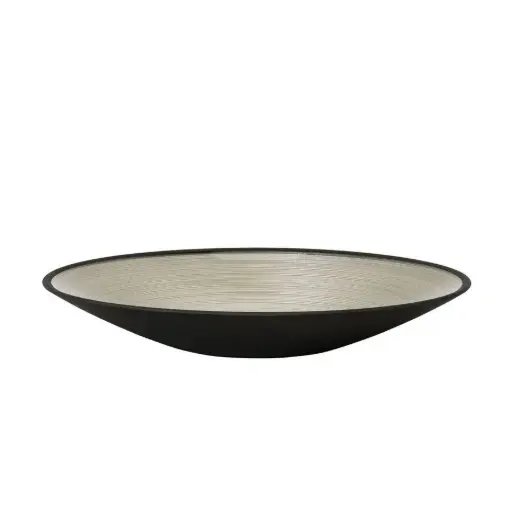 [1180220026] GLASS BOWL NEGRO PLATO 25CM 45725, ROSENTHAL, 69212-321663-45725