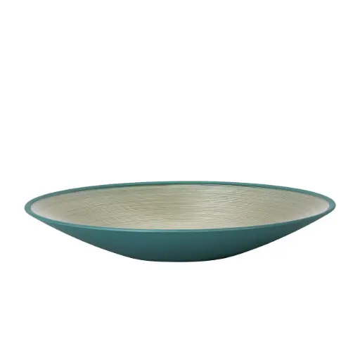 [1180220032] GLASS BOWL VERDE PLATO 25CM 45725, ROSENTHAL, 69212-321665-45725