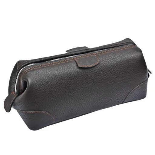 [1740040001] NECESER MARRÓN GRANDE CUERO DE CIERVO,3141024,HAMMANN, 3141024