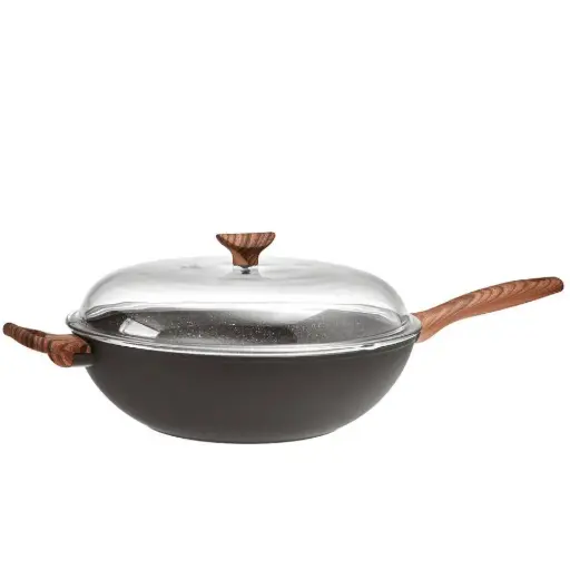 [1340030018] ROCK & ROSE BLACK WOK SPADELLA 1 MANGO CM 32,51033-32,SAMBONET, 51033-32