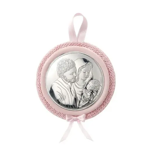 [1190040030] MEDALLA CUNA SAGRADA FAMILIA ROSA 10563 1RA ,VALENTI,  10563 1RA 