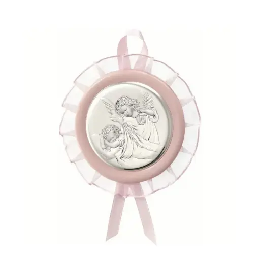 [1190040036] MEDALLA CUNA ANGEL ROSA 10571 1RA ,VALENTI, 10571 1RA