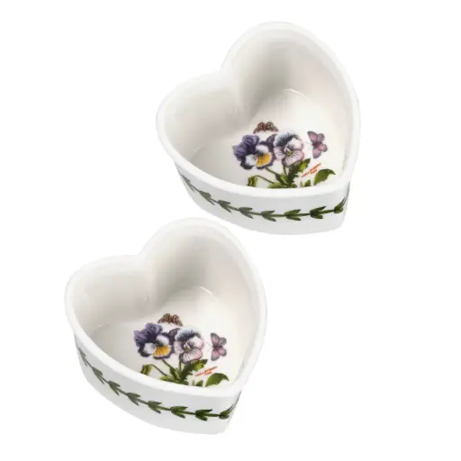 [1010600139] BOTANIC GARDEN SETX2 RAMEKI HEART 9 CM, 632783, PORTMEIRION, BGHL78890-XP