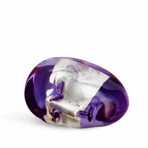 [1160100032] BRAINS FIGURA CABEZA VIOLETA ,7520164, KOSTA BODA, 7520164