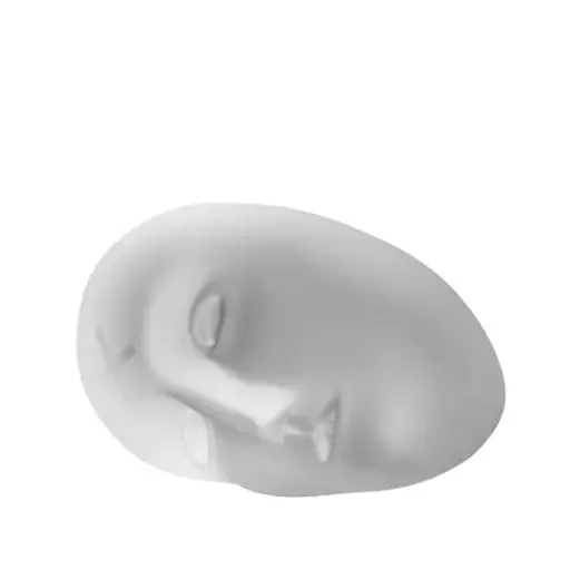 [1160100045] BRAINS FIGURA CABEZA BLANCO ,7520162 , KOSTA BODA, 7520162