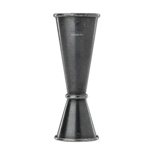 [1410010017] JAPANESE JIGGER 1 X 2 OZ. VINTAGE BLACK M37005VBK, BARFLY, M37005VBK