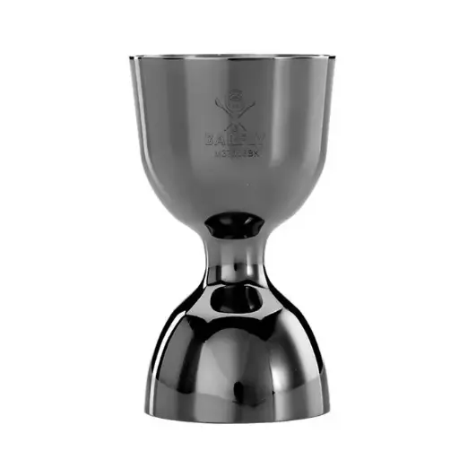 [1410010019] HEAVY DUTY JIGGER 1 X 2 OZ. BLACK M37006BK, BARFLY , M37006BK