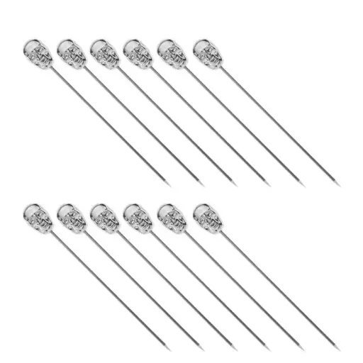 [1410040024] SKULL PALILLO COCTEL ACERO12 PZS, M37064, BARFLY, M37064