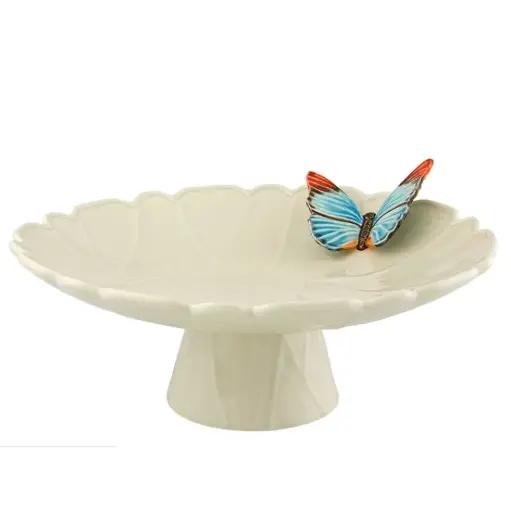 [1370080034] BORDALLO PINHEIRO-SOPORTE PARA TARTAS BLANCO,65027777, VISTA ALEGRE, 65027777
