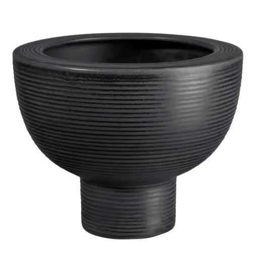 [1120060034] ADORNOS, MACETEROS-MIDORO MACETA NEGRO 24CM, 2221174,ASA SELECTION, 2221174