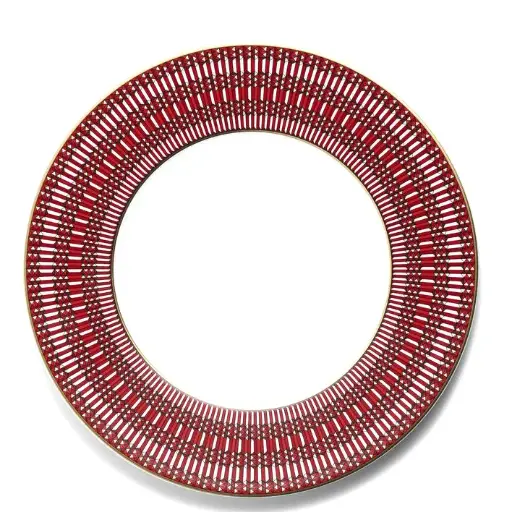 [1130010009] ARCADIA PLATO ROJO 27 CM  SET X2, 2817037, BACCARAT, 2817037