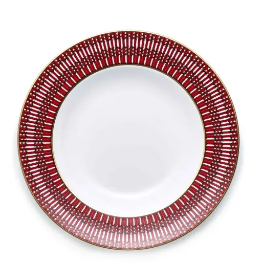 [1130010011] ARCADIA PLATO ROJO 23 CM SET X2, 2817378, BACCARAT, 2817378