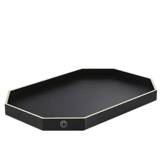 [1130010015] OCTOGONE BANDEJA BLACK 2816916, BACCARAT, 2816916