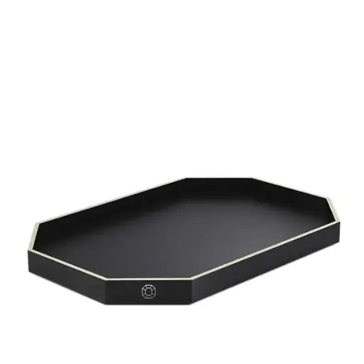 [1130010018] OCTOGONE BANDEJA BLACK 2816920, BACCARAT, 2816920
