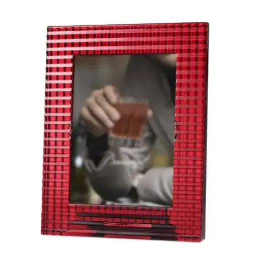 [1130010019] EYE PORTA RETRATO ROJO 23X19CM, 2814968, BACCARAT , 2814968