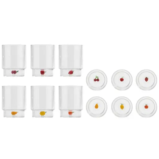 [1360050009] TECA MARE VASOS VARIADOS SETX6, TE00198, ZAFFERANO, TE00198