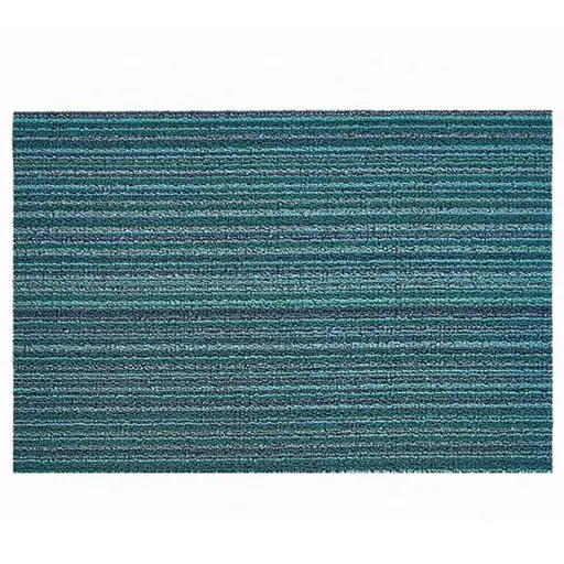 [1270360032] SKINNY STRIPE TURQUOISE PISO 18X28CM 200134-016, CHILEWICH, 200134-016