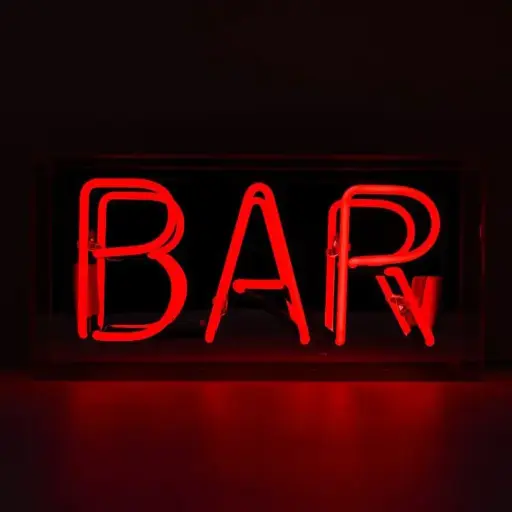 [1790010003] ADORNOS DE MESA- BAR ROJO (NEÓN),LOCOMOCEAN, DK-ACBN-BAR