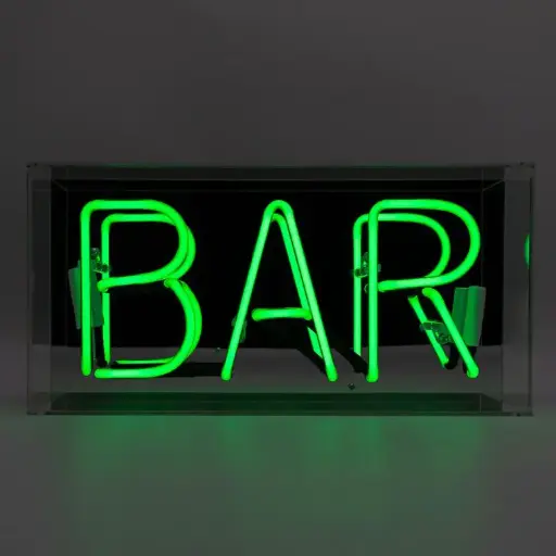 [1790010004] ADORNOS DE MESA -BAR VERDE(NEÓN), LOCOMOCEAN, DK-ACBN-BAR-GR