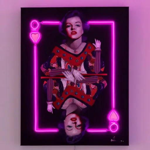 [1790020003] ADORNO DE PARED-MARILYN (NEÓN),LOCOMOCEAN, DK-PAINT-MARILYN