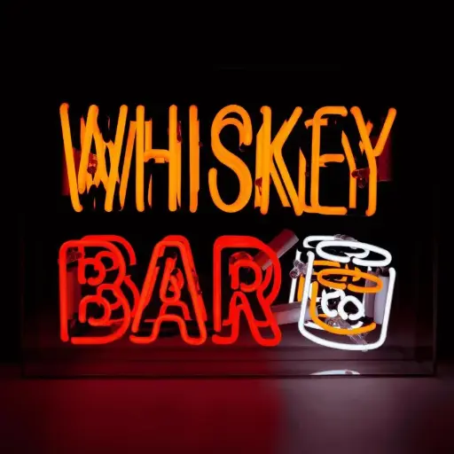 [1790010012] ADORNO DE MESA-WHISKEY BAR (NEÓN), LOCOMOCEAN, DK-LACBN-WHBAR
