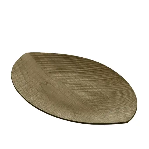 [1300210007] BANDEJA HOJAS DE NOGAL 33 X 20 CM LT-11, LEGNOART, LT-11