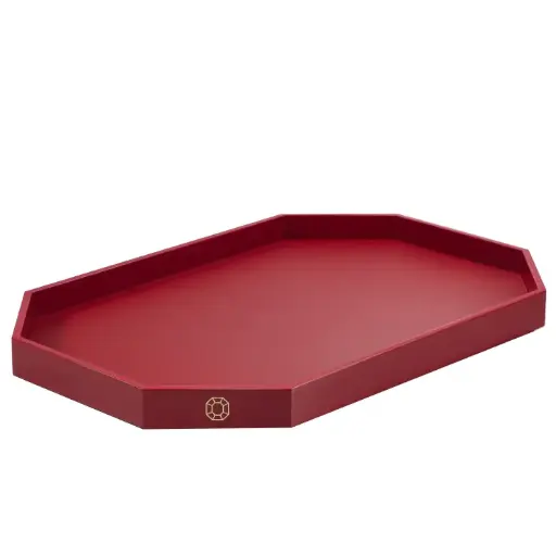 [1130010022] ACCESORIOS DE CASA - OCTOGONE BANDEJA ROUGE L,2816911, BACCARAT, 2816911