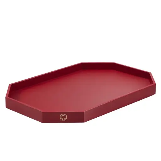 [1130010023] ACCESORIOS DE CASA - OCTOGONE BANDEJA ROUGE S,2816919, BACCARAT, 2816919