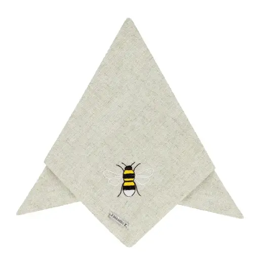 [1830010007] SERVILLETA BORDADA ABEJA 40X40CM,002715,MAMEG, 002715