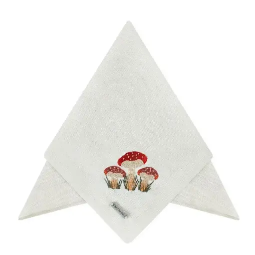 [1830010019] SERVILLETA BLANCO HONGOS 40X40CM,006241,MAMEG, 006241