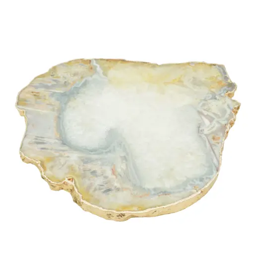 [1840010005] AMATISTA ROSA CON CRISTAL ÁMBAR 28X29CM, 3909, CAVE, 3909