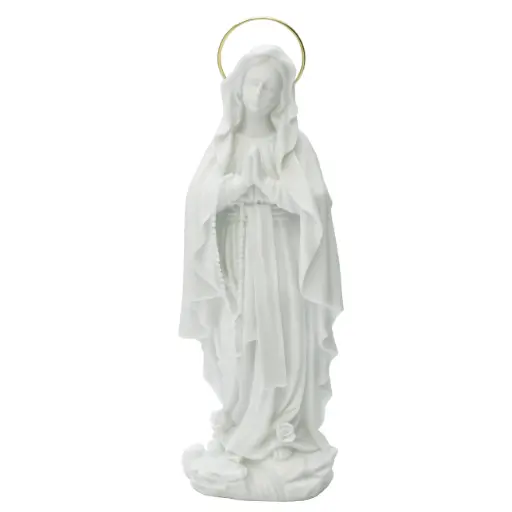 [1820010004] VIRGEN DE LOURDES MARMOL 18CM,V023,VIGORE, V023