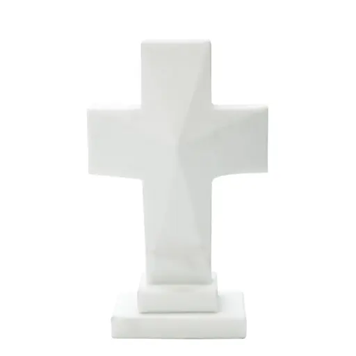 [1820010007] CRUCIFIJO EN MÁRMOL 19CM, V035, VIGORE, V035