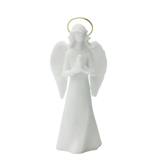 [1820010013] ÁNGEL C/PALOMA MARMOL 10CM,V061,VIGORE, V061