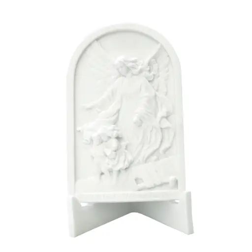 [1820010015] MEDALLA ÁNGEL DE LA GUARDA MARMOL 15CM,V077,VIGORE, V077