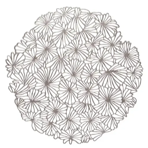 [1270210019] DAISY GUNMETAL INDIVIDUAL 100716-003,CHILEWICH, 100716-003